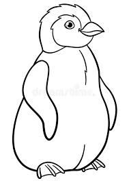 Each printable highlights a word that starts. Coloring Pages Little Cute Baby Penguin Smiles Stock Vector Illustration Of Colouring North 139930328