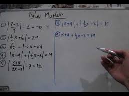 Beserta pembahasan konsep nilai mutlak, sifat persamaan dan contoh soal bagaimana jika terdapat nilai mutlak pada persamaan linear satu variabel? Contoh Soal Persamaan Nilai Mutlak Dan Pembahasannya Kelas 10