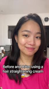 Hair Straightening Cream Transformation