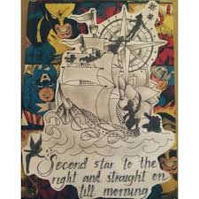 Pirate Ship Tattoo Compass Peter Pan Disney Tattoos Disney Sleeve Tattoos Pirate Ship Tattoo