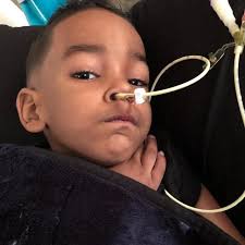 Mum breaks down in tears after losing her 3-year old son, Ayden Brown to  cancer