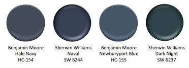 Benjamin moore and sherwin williams, two of the leading paint brands in the united states, offer some of the best products for i own the fan decks from both brands, but my customers choose colors from my sherwin williams fan deck the most. New South Design Hale Navy Hale Navy Benjamin Moore Sherwin Williams