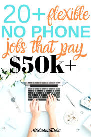 Non Phone Work From Home Jobs 50 Mega List In 2020 Work From Home Jobs Online Jobs From Home Legitimate Work From Home