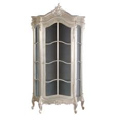 Create a stunning setting in your dining area with the traditional style of this regal brown finish & vintage silver china cabinet. French Silver Display Cabinet French Country Furniture