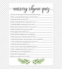 Bronze is the modern version of the 19th wedding anniversary. Quiz Nursery Rhyme Trivia Game Rhyme Card Game Text Room Png Pngwing