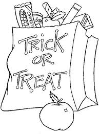 Best Trick Or Treat Bag Coloring Sheets To Print Halloween Coloring Book Halloween Coloring Sheets Halloween Coloring