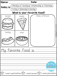 Free 10 Kindergarten Writing Prompts With 2 Option A Total Of 20free Pages With Senten Kindergarten Writing Prompts Kindergarten Writing First Grade Writing