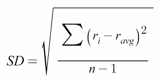 Mean is an average of all sets of data available with an investor or company. Standard Deviation Overview Calculation Finance Applications