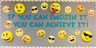 Pin By Nicole Ey On Bulletin Board Emoji Classroom Emoji Classroom Theme Classroom Decorations