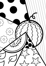 desenho para colorir romero britto