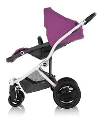 Reversible Reclining Seat For Baby S Comfort Britax Affinity Stroller In Cool Berry Stylish Custom Britaxstyle Stroller Baby Strollers Baby Comforter