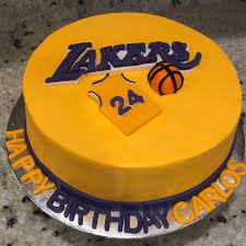 Check out our kobe bryant birthday selection for the very best in unique or custom, handmade pieces from our sports collectibles shops. Angie S Cake Lakers Birthday Cake Nuestro Querido Kobe Facebook
