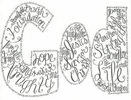 The Many Names Of God Scripture Images Bible Art Journaling Names Of God