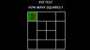 We can arrive at the the fact that it contains four smaller squares is irrelevant here; How Many Squares So You See Answer Video Here Is My Answer How Many Do You See Youtube