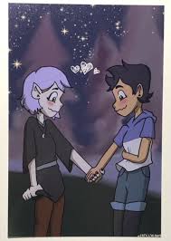 Luz and Amity Lumity Art Print the Owl House S2 Ep8 - Etsy