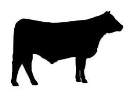 Black Angus Bull Silhouette Clipart Clipartfest Cow Animal Silhouette Barn Quilt Patterns