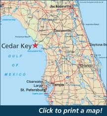 click to print a pdf map to cedar key in 2019 cedar key fl