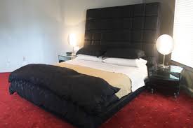 All black bedrooms, monochrome and wood decor, red and. Black White And Red Bedroom Miriam Stern Color Consulting