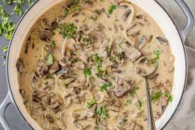 Garnish with fresh dill, if desired. Easy Beef Stroganoff Recipe Valentina S Corner