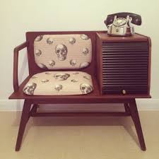 Upcycled Retro Vintage Telephone Table On Etsy 302 04 Vintage Telephone Table Telephone Table Vintage Chairs