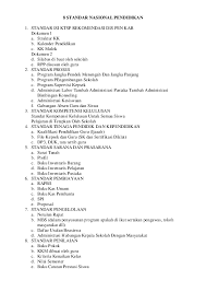 Postingan kali ini admin akan membagikan informasi mengenai peraturan menteri pendidikan nasional nomor 24 tahun 2008 tentang standar tenaga administrasi sekolah. Doc 8 Standar Nasional Pendidikan Ibnu Riyadi Academia Edu