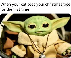 Baby yoda drinking soup is so pure and so relatable. When There Is No Baby Yoda Shaped Presents Under The Christmas Tree Meme Memezila Com