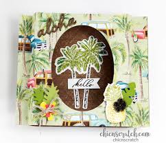 A shadow box is a craft device akin to a deep frame that is used for displaying three dimensional images or items. Shadow Box Card Chic N Scratch