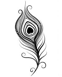 Draw a line up, from the top of the head, with a little squiggly curl at the top. Realistic Peacock Feather Draw Novocom Top