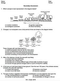 Students read the passages and answer inferential questions. 31 Ecological Succession Worksheet High School Worksheet Resource Plans