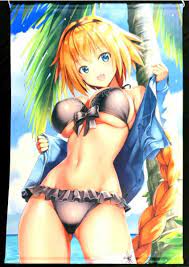 ビキニジャンヌ・ダルク B2タペストリー あいがも堂 あやかわりく FateGrand Order ajustsolutions.com