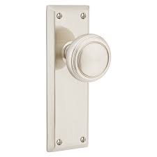 Emtek door hardware functions including passage, privacy, dummy, single cylinder,. Emtek Quincy 7 1 8 Non Key Sideplate Locksets