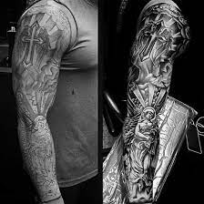 It is an easily applied religious fake tattoo sleeve. Pin On Tatuagens Top S