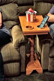 Chair Side End Table Server Turned Leg Game Room Chairs Home Theater Seating Living Room End Tables