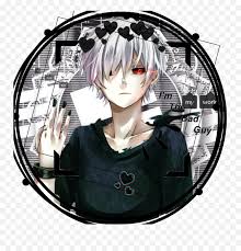 Death aesthetic aesthetic anime angel of death boys anime satsuriku no tenshi fanart cartoon profile pictures. Download Anime Pfp Tokyo Ghoul Png Free Transparent Png Images Pngaaa Com