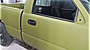 Raptor Liner Bed Liner Paint Job In Green Finally Done Youtube
