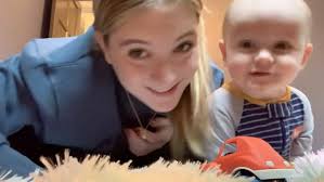 Yes my grandkids are the CUTEST!!! So sweet… Gabe loves his big sister  Chloe. ❤️ And he truly never stops smiling ☺️