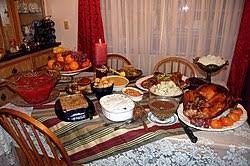 There are so many different dishes and menu options to choose to serve a thanksgiving feast. Thanksgiving Dinner Wikipedia