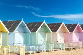 Rent A Beach Hut Loving The Pastel Colours Beach Seaside Beachhut British Beaches Beach Hut Beach Cottages
