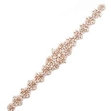 Shop 55 top rose gold belt and earn cash back all in one place. Crystal Wedding Dress Belt Rose Gold Bridal Belt Sarah Tyale Com