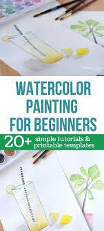 Check out my awesome watercolor painting for kids post for more fun and creative ideas kids will love! 15 Easy Watercolor Painting Ideas For Beginners Tutorials Printables