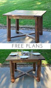 X Base Square Farmhouse Dining Table Dining Farmhouse Square Table Genel Diy Patio Table Farmhouse Dining Table Diy Kitchen Table