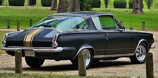 Image result for Black 1965 Barracuda