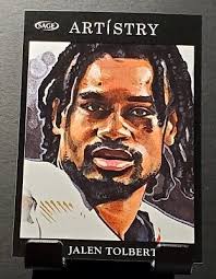 2022 Sage #113 Jalen Tolbert S. Ala/ COWBOYS RC ARTISTRY football  card🏈NM/MT