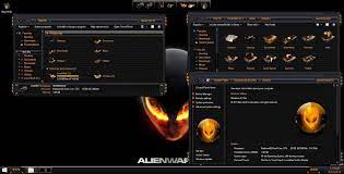 Alienware Orange Theme Theme Windows 7 Windows 8 Skin Icon Girl Wallpaper Alienbreed Orange Skinpack Desktop Themes Time Tracking Software Old Windows