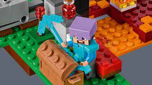 Lego® minecraft™ playsets give minecraft players a new way to enjoy their favorite game, with characters, scenes and features brought to life. The Nether Portal 21143 Lego Minecraft Sets Lego Com For Kids