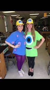Monsters Inc Mike Sully Diy Outfit Halloween Outfit Diy Costume Monstersinc Halloween Costumes Friends Duo Halloween Costumes Sully Costume