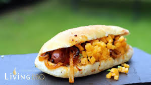 Hot Dog Mit Zwiebeln New York Style Livingbbq De Rezept Rezepte Hot Dog Rezept Burger Patties Selber Machen