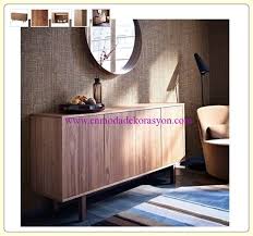 Ikea Ceviz Kaplama Konsol Ikea Fikirleri Ikea Ev Dekorasyonu