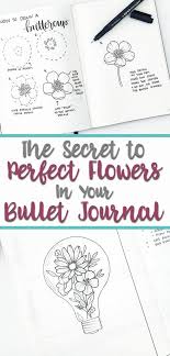 Learn How To Draw Flowers In Your Bullet Journal With Over 20 Helpful Drawing Tutorials Bulletjo Flower Drawing Tutorials Flower Doodles Easy Flower Drawings