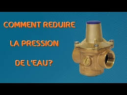Comment Reduire La Pression De L Eau Youtube
